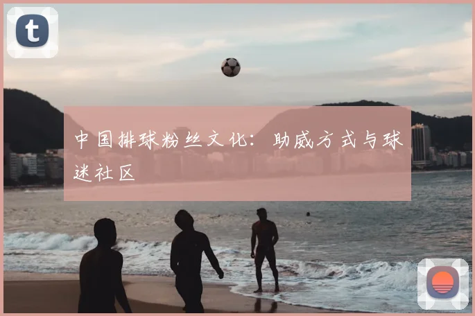 中国排球粉丝文化:助威方式与球迷社区